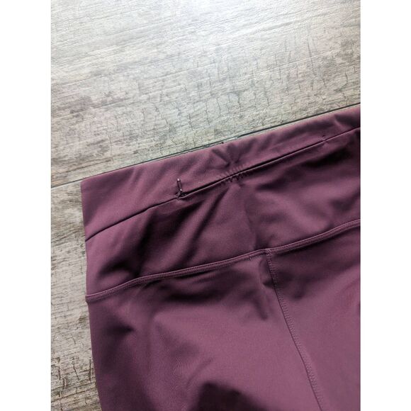 OUTDOOR VOICES Sprint Thermal Leggings Burgundy - Picture 5 of 7